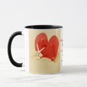 Sommerzeit-Flipflops Tasse (Links)
