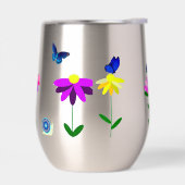 Sommerzeit Freunde stemless Wine Tumbler (Links)