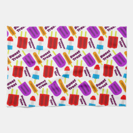 Sommerzeit Frozen Juice Bar Pattern Geschirrtuch