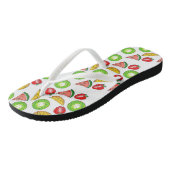 Sommerzeit Fruchtdesign Flip Flops Badesandalen (Schrägansicht)