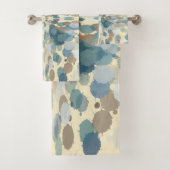 Sommerzeit Fun Ocean Spray Spritzer Abstrakt Art Badhandtuch Set (Insitu)