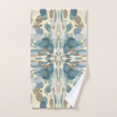 Sommerzeit Fun Ocean Spray Spritzer Abstrakt Art Badhandtuch Set (Handtuch)