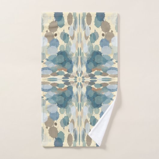 Sommerzeit Fun Ocean Spray Spritzer Abstrakt Art Badhandtuch Set (Handtuch)