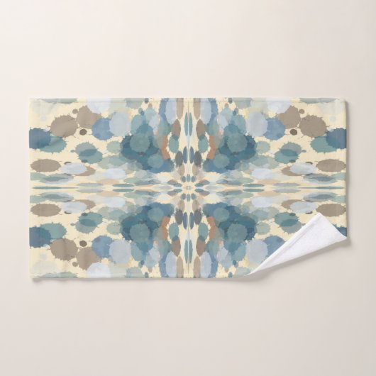 Sommerzeit Fun Ocean Spray Spritzer Abstrakt Art Badhandtuch Set (Handtuch)