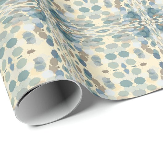 Sommerzeit Fun Ocean Spray Spritzer Abstrakt Art Geschenkpapier (Rolleneckpunkt)