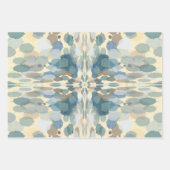 Sommerzeit Fun Ocean Spray Spritzer Abstrakt Art Geschenkpapier Set (Vorderseite 2)