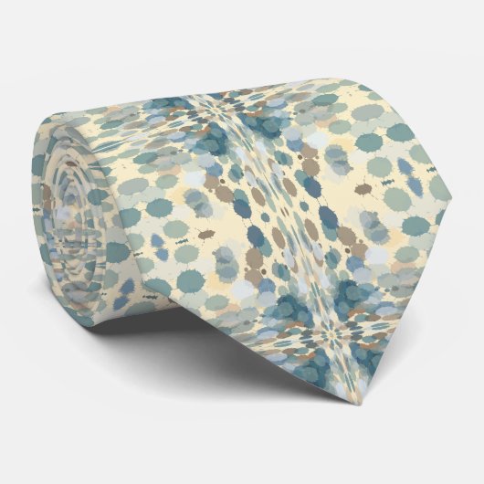 Sommerzeit Fun Ocean Spray Spritzer Abstrakt Art Krawatte (Gerollt)
