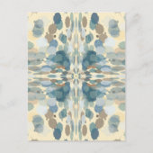 Sommerzeit Fun Ocean Spray Spritzer Abstrakt Art Postkarte (Vorderseite)