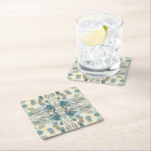 Sommerzeit Fun Ocean Spray Spritzer Abstrakt Art Rechteckiger Pappuntersetzer (Vor Ort)