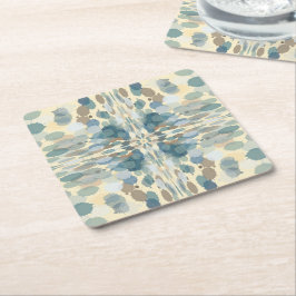 Sommerzeit Fun Ocean Spray Spritzer Abstrakt Art Rechteckiger Pappuntersetzer