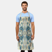 Sommerzeit Fun Ocean Spray Spritzer Abstrakt Art Schürze (Getragen)