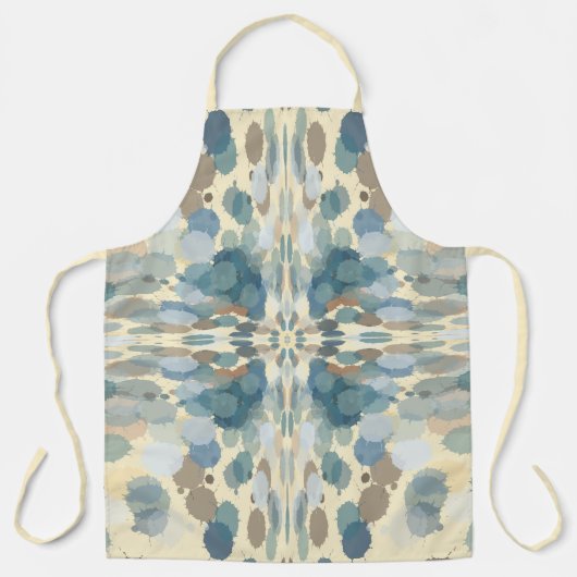 Sommerzeit Fun Ocean Spray Spritzer Abstrakt Art Schürze (Vorderseite)