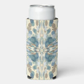 Sommerzeit Fun Ocean Spray Spritzer Abstrakt Art Selters Dosenkühler (Seltzer Vorderseite)