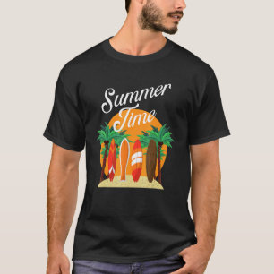Sommerzeit für Surfferurlaub T-Shirt