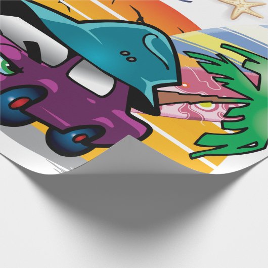 Sommerzeit Geschenkpapier (Ecke)