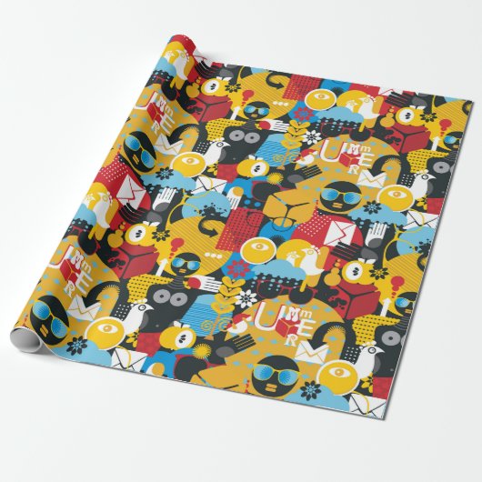 Sommerzeit Geschenkpapier (Ungerollt)