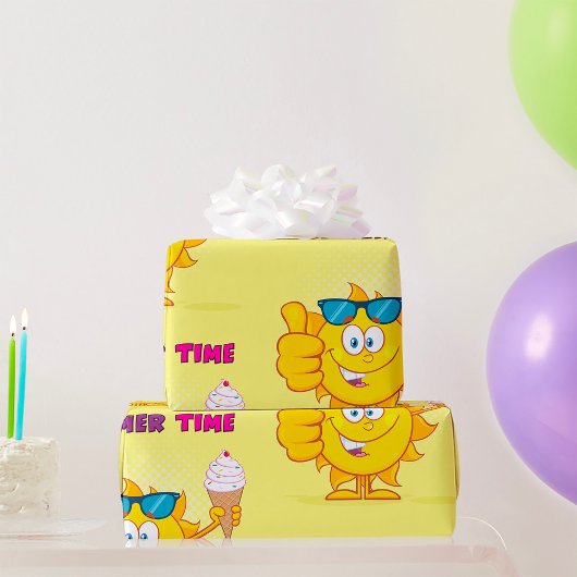 Sommerzeit Geschenkpapier