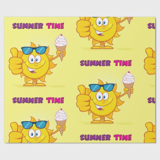 Sommerzeit Geschenkpapier (Flach)