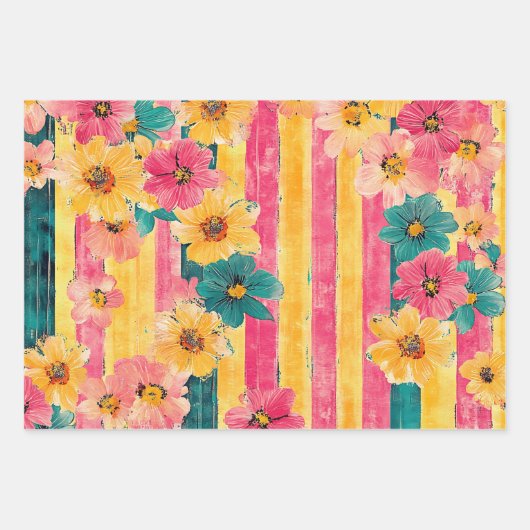 Sommerzeit Geschenkpapier Set (Vorderseite 2)