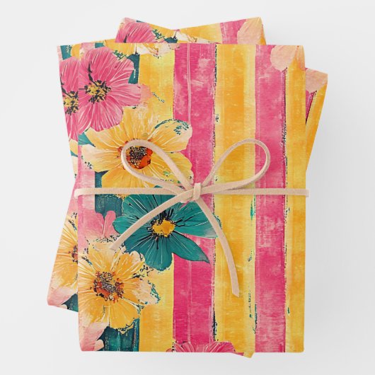 Sommerzeit Geschenkpapier Set (Beispiel)