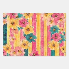 Sommerzeit Geschenkpapier Set