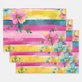 Sommerzeit Geschenkpapier Set