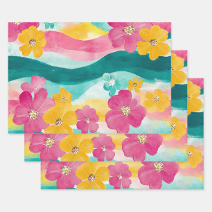Sommerzeit Geschenkpapier Set