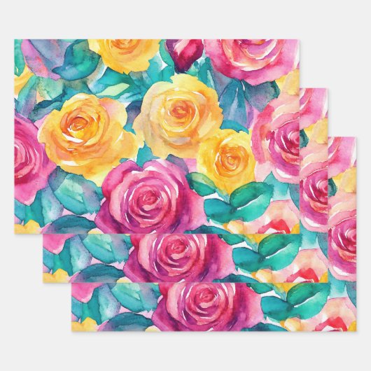 Sommerzeit Geschenkpapier Set (Set)