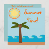 Sommerzeit GRILLEN Party Einladungen (Vorne/Hinten)