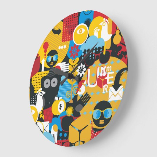 Sommerzeit Große Wanduhr (Winkel)