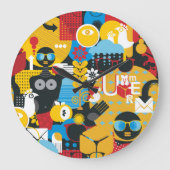 Sommerzeit Große Wanduhr (Vorderseite)