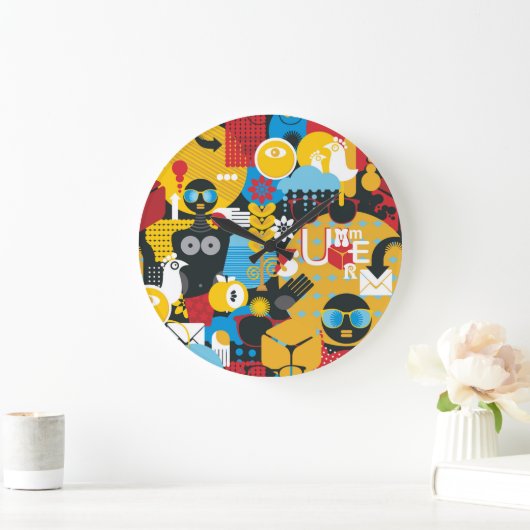 Sommerzeit Große Wanduhr (Zuhause)