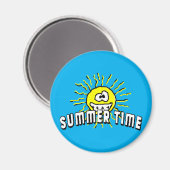 Sommerzeit - Gute Sonne Magnet (Vorderseite/Rückseite)