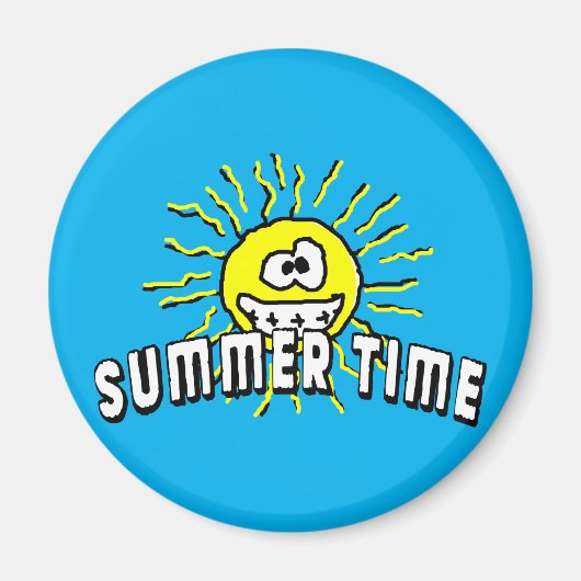 Sommerzeit - Gute Sonne Magnet (Vorne)
