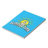 Sommerzeit - Gute Sonne Notizblock (Rotiert)