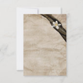 Sommerzeit Hochzeit RSVP Karte (Rückseite)