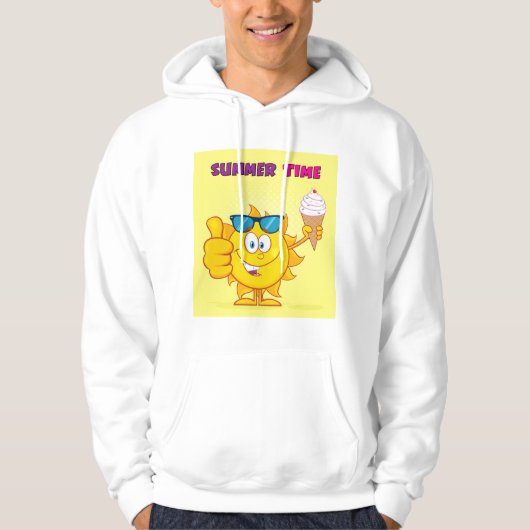 Sommerzeit Hoodie (Vorderseite)
