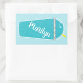 Sommerzeit Icy Cold Drink Personalisiert Stickers (Tasche)