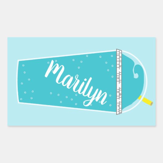 Sommerzeit Icy Cold Drink Personalisiert Stickers (Vorderseite)