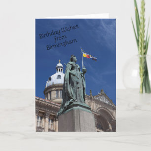 Sommerzeit in Birmingham Birthday Card Karte