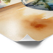 Sommerzeit in einer Vase Fotodruck (Ecke)