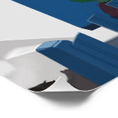 Sommerzeit in Griechenland Poster (Ecke)