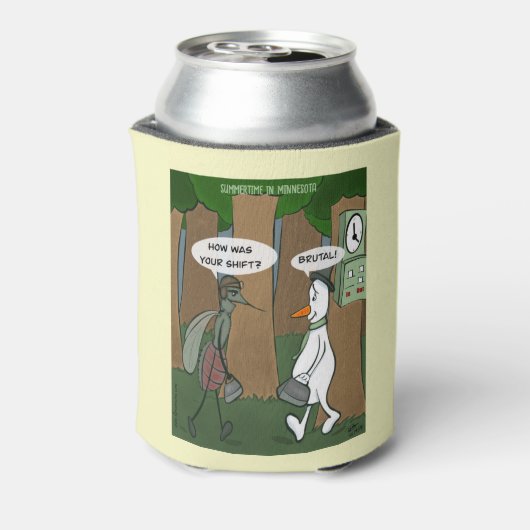 Sommerzeit in Minnesota Dosenkühler (Kanne Rückseite)
