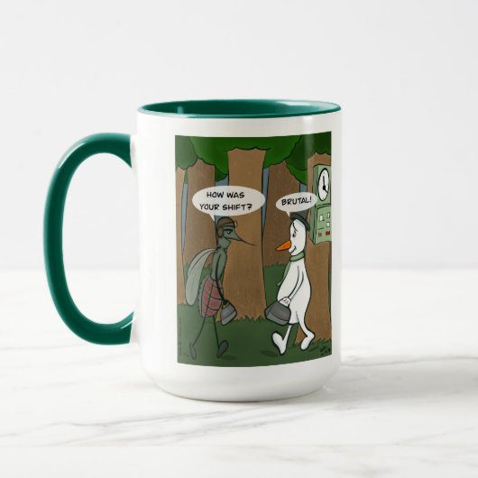 Sommerzeit in Minnesota Große Combo-Tasse Tasse (Links)