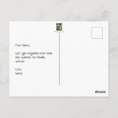 Sommerzeit in Minnesota Postkarte (Rückseite)