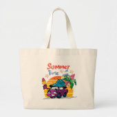Sommerzeit Jumbo Stoffbeutel (Vorne)