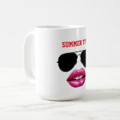 Sommerzeit Kaffeetasse (Vorderseite Links)