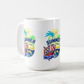 Sommerzeit Kaffeetasse (Vorderseite Links)