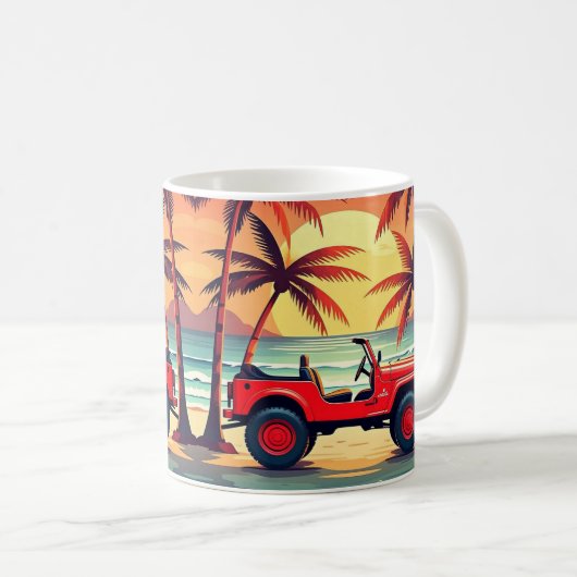 " SOMMERZEIT " KAFFEETASSE (VorderseiteRechts)