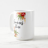 Sommerzeit Kaffeetasse (Vorderseite Links)